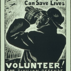 Poster, emphasising the importance of surveillance, issued by the office for Emergency Management in the United Kingdom during the Second World War (Image: Wikimedia Commons)