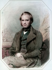 Watercolour of Charles Darwin painted by George Richmond after Darwin's return from the voyage of HMS Beagle (Image via Wikimedia Commons)
