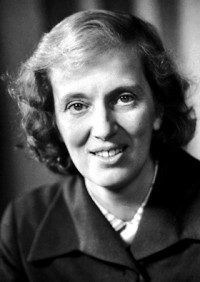 Dorothy Crowfoot Hodgkin was awarded the Nobel Prize in Chemistry 1964
"for her determinations by X-ray techniques of the structures of important biochemical substances" (Image: Copyright © The Nobel Foundation/Wikimedia Commons)