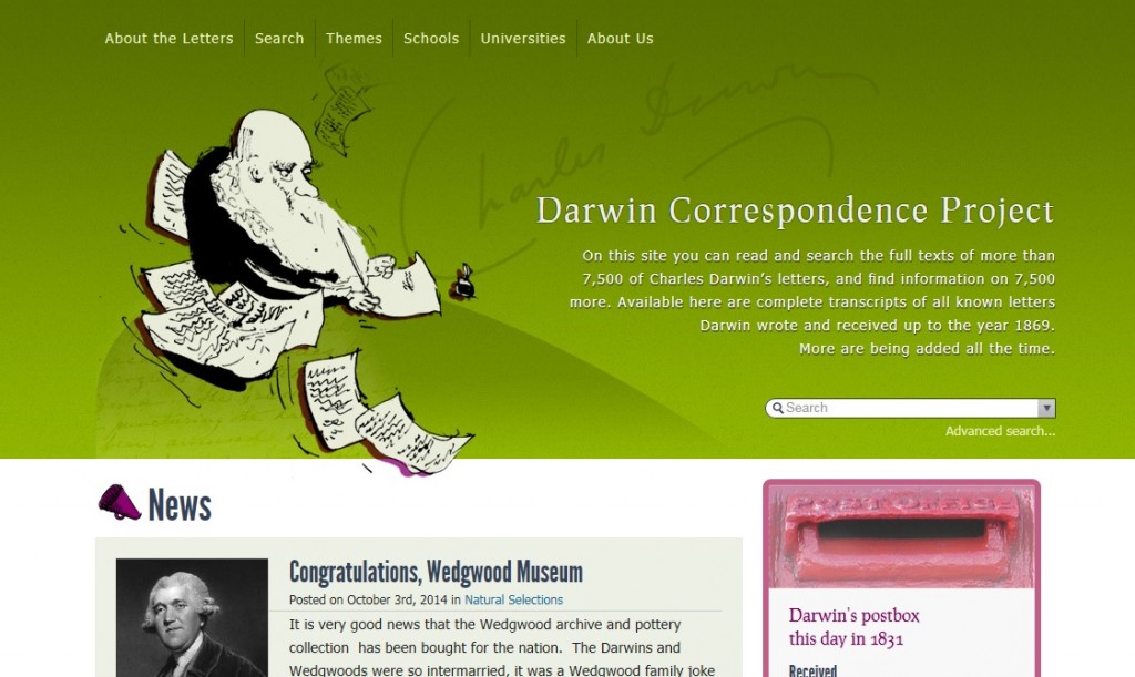 Darwin correspondence project
